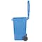Vestil 95 gal. HDPE Square Trash Can, Blue TH-95-BLU - alternate 4